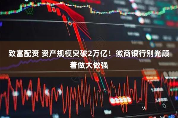 致富配资 资产规模突破2万亿！徽商银行别光顾着做大做强