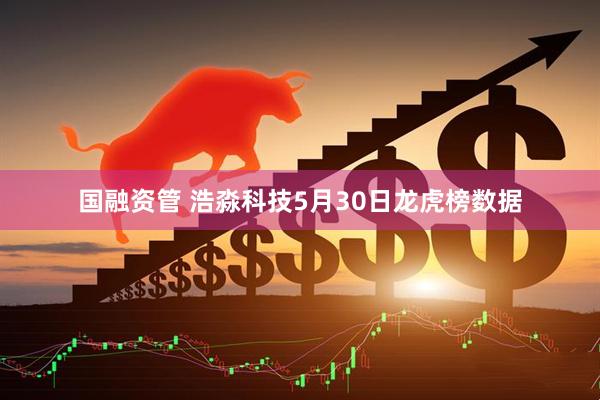 国融资管 浩淼科技5月30日龙虎榜数据