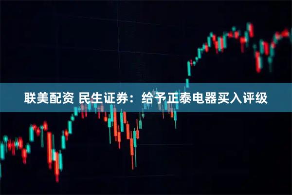 联美配资 民生证券：给予正泰电器买入评级
